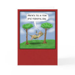 Funny Fathers Day Cards: Relaxing day