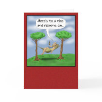 Funny Fathers Day Cards: Relaxing day