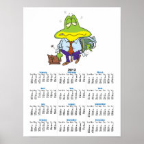 funny fatigued tired working man frog print