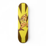 Funny Fighting Fish Skate Board Decks