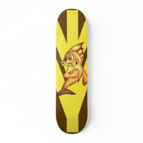 Funny Fighting Fish Skate Board Decks