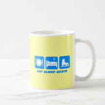 Funny figure skating coffee mugs