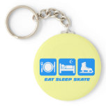 Funny figure skating key chains