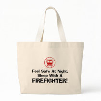 Funny Firefighter Tote Bags