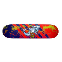 Funny Fish Artist Skateboard