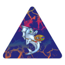 Funny Fish Artist Stickers
