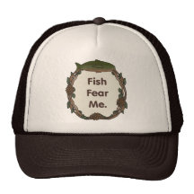 Funny Fisherman Cap: Fish Fear Me Hat