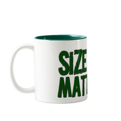 Funny Fisherman Mug - SIZE MATTERS by RedneckHillbillies