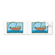 Funny Fishing Bumper Sticker
