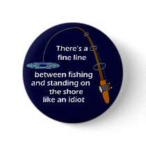 Funny Fishing Button