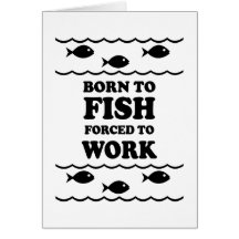 Funny fishing card