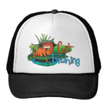 Funny Fishing - Cat Fishing Mesh Hat