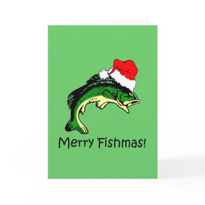 Funny fishing Christmas by holidaysboutique