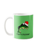 Funny fishing Christmas Coffee Mugs