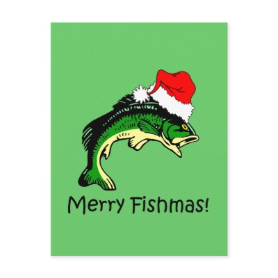 Funny fishing Christmas by holidaysboutique