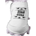 Funny fishing pet clothing
