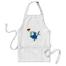 Funny Fishing Fish Apron
