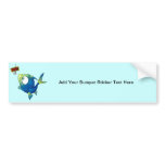 Funny Fishing Fish Bumper Sticker