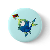 Funny Fishing Fish Pin