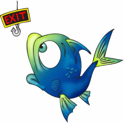 Funny Fishing Fish Photo Cutout by sagart1952