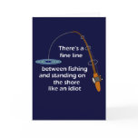 Funny Fishing Greeting Card