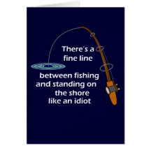 Funny Fishing Greeting Card