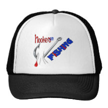 Funny Fishing Hooked On Fishing Hat