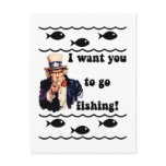 Funny fishing humour postcards
