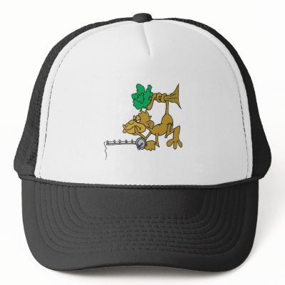 funny fishing monkey trucker hat by doonidesignsanimals