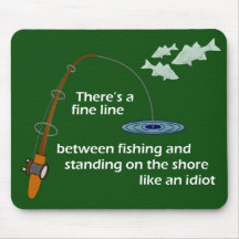 Funny Fishing Mousepad