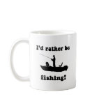 Funny fishing coffee mug