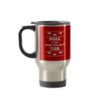 Funny fishing coffee mug