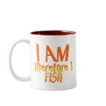 Funny Fishing Mug  Fishing Humor  I AM I Fish