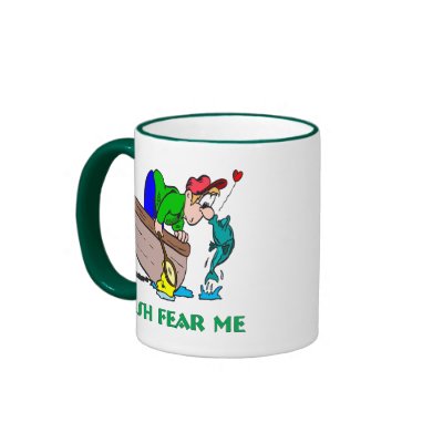 Funny Fishing Mug  Fishing Humour Fishing Fear by UTeezFishing