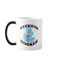 Funny Fishing Mug  Fishing Humour Weekend Hooker