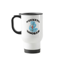 Funny Fishing Mug  Fishing Humour Weekend Hooker