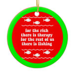 Funny fishing ornaments