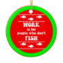 Funny fishing ornaments