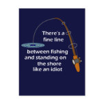 Funny Fishing Postcard