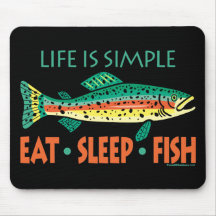 Funny Fishing Saying Mouse Pads