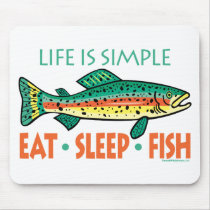 Funny Fishing Saying Mouse Pads