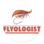 Funny Fly Fishing Sticker