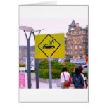 Funny Flying People Greeting Cards
