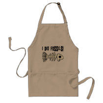 Funny Fossil Gift Item Apron
