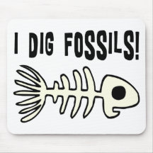Funny Fossil Gift Item Mousepad