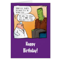 Funny Frankensteins Doctor Birthday Card