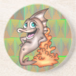 Funny Friendly Fish Drink Coaster