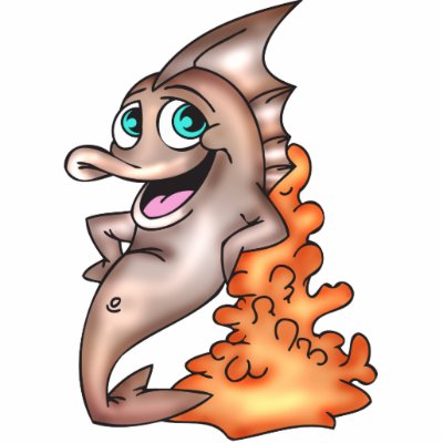 Funny Friendly Fish Photo Cut Out by sagart1952