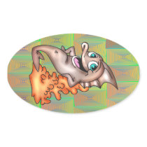Funny Friendly Fish Sticker