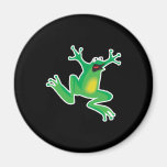 funny frightened frog magnets